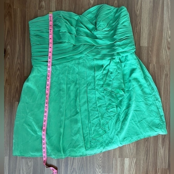 David's Bridal Clover Green Dress - Picture 9 of 16